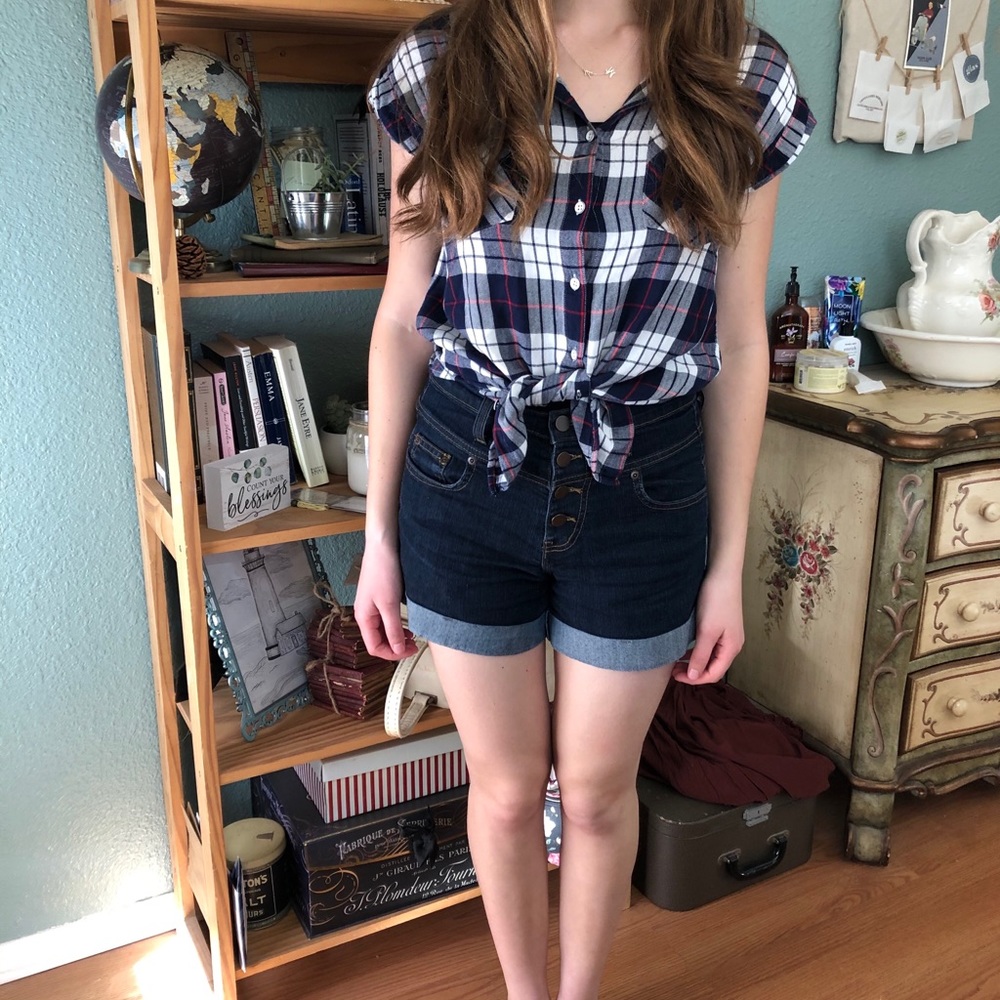 Judy Blue High Waist Vintage Shorts